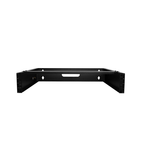 StarTech.com 2U Wall Mount Network Rack - 14in Deep Low Profile Bracket - Black