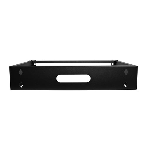 StarTech.com 2U Wall Mount Network Rack - 14in Deep Low Profile Bracket - Black