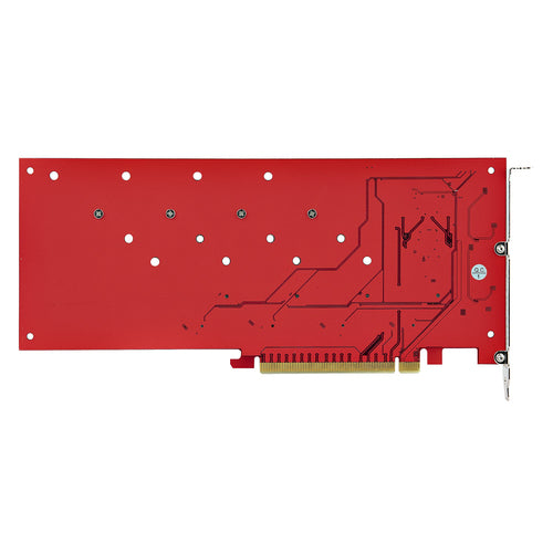 StarTech.com Quad M.2 PCIe Adapter Card - PCIe x16 to Quad NVMe/AHCI, 7.8GBps