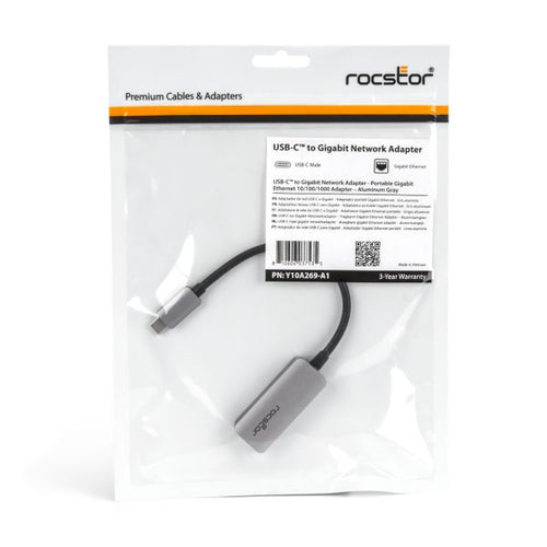USB Graphics Adapter Rocstor Y10A269-A1 Type-C 3.2 Gen 1