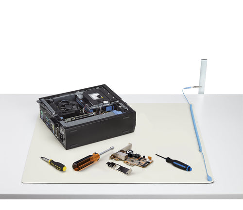 StarTech.com Anti Static Mat - ESD Mat 11x18in - Beige/Black for Electronics Repair