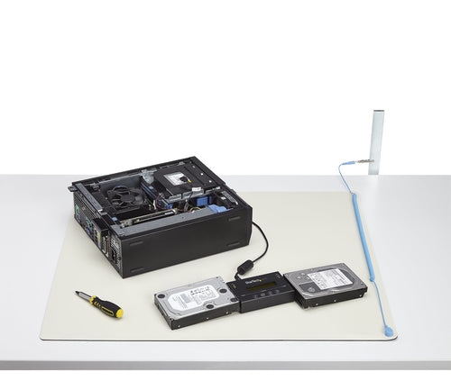 StarTech.com Anti Static Mat - ESD Mat 11x18in - Beige/Black for Electronics Repair