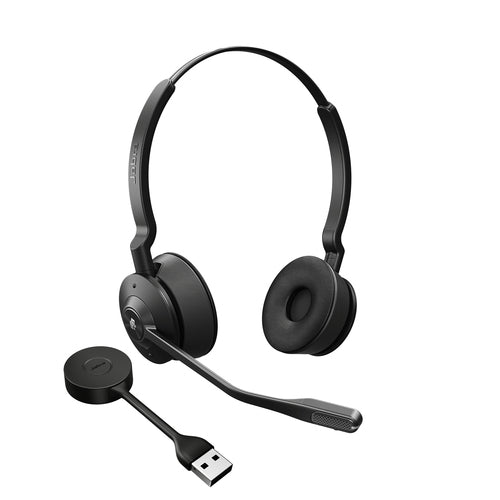 Jabra Engage 55 Wireless Headset - USB-A MS Stereo - Black - Office/Call Center