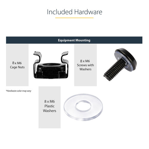 StarTech.com CABSHELFV1U-2PK rack accessory