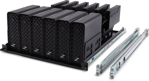 HP Z2 Mini G9 Rack-Montagesatz für kompakte Workstations – Schwarz