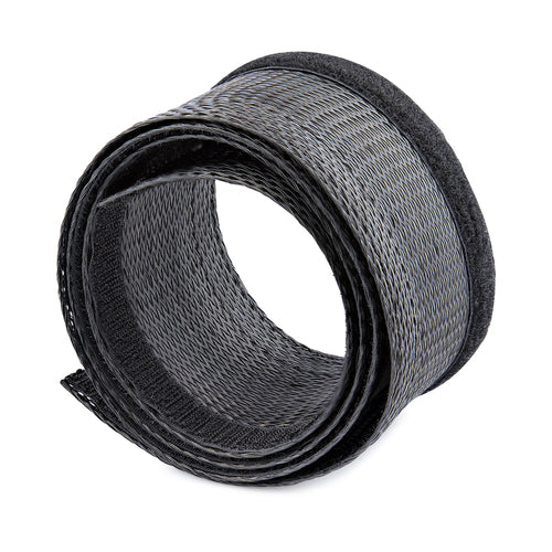 StarTech.com WKSTNCMFLX Cable Management Sleeve - 10ft Heavy Duty Polyester Mesh - Black