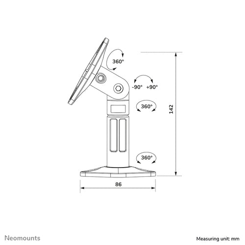 Neomounts SPEAKER-W100BLACK speaker mount