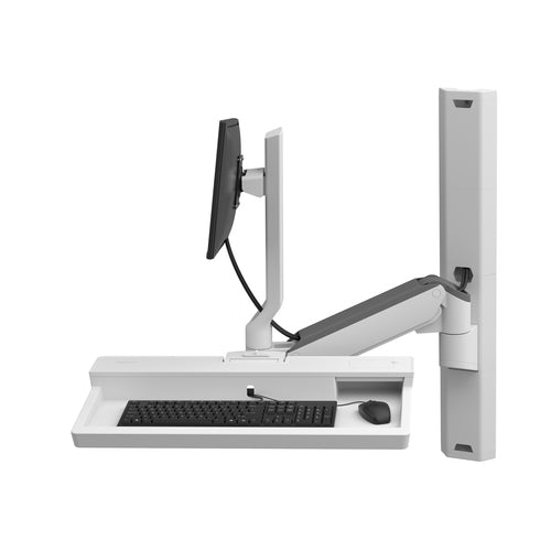 All-in-One PC Workstation Mount Ergotron 27 Inch Height Adjustable Stand