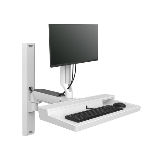 All-in-One PC Workstation Mount Ergotron 27 Inch Height Adjustable Stand