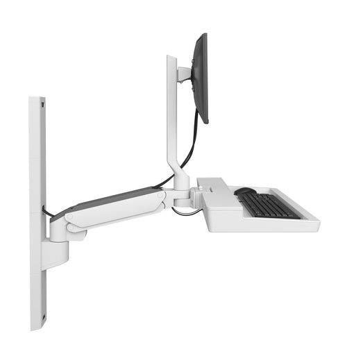 All-in-One PC Workstation Mount Ergotron 27 Inch Height Adjustable Stand