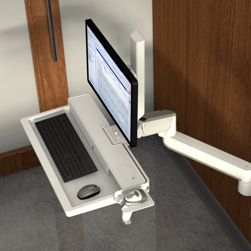 All-in-One PC Workstation Mount Ergotron 27 Inch Height Adjustable Stand