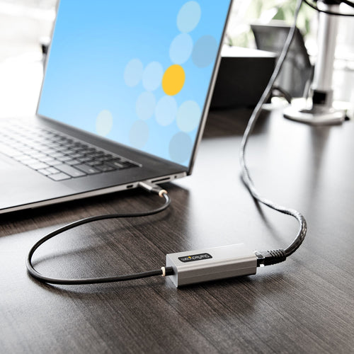 StarTech.com USB-C to Ethernet Adapter | 10/100/1000 Mbps Network Adapter | Wired Connectivity