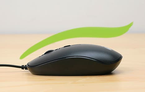 Optical USB Mouse IOGEAR GME423TAA 1000 DPI Ambidextrous Black