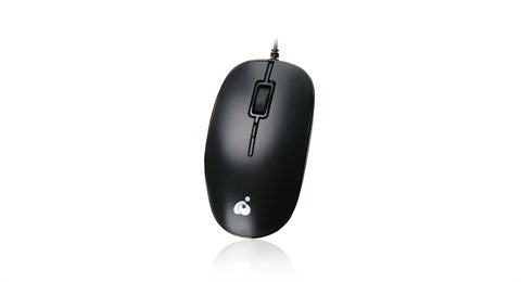 Optical USB Mouse IOGEAR GME423TAA 1000 DPI Ambidextrous Black