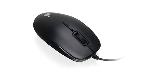Optical USB Mouse IOGEAR GME423TAA 1000 DPI Ambidextrous Black