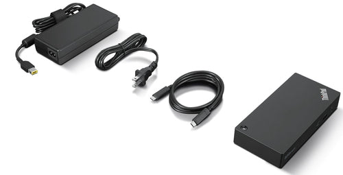 Lenovo 40B20135US Laptop Dock - USB 3.2, 96W, Black