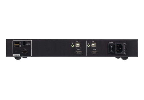 4K Ultra HD KVM-Switch ATEN CS1182H4 3840x2160 Schwarz