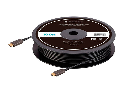 HDMI Cable Monoprice 30m Type A 48Gbps High-Speed Black