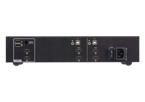 ATEN CS1142H4 KVM-Switch – 4K Ultra HD, 3840 x 2160 Pixel, 5,4 W