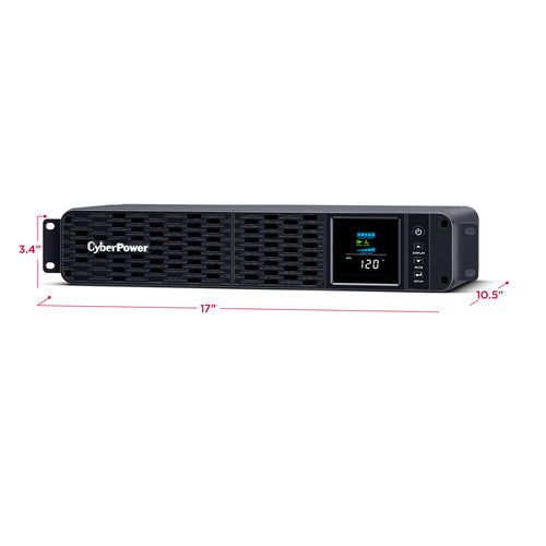 CyberPower CP1500PFCRM2U 1,5 kVA Line-Interactive-USV – Sinuswellen-Ausgang für empfindliche Geräte
