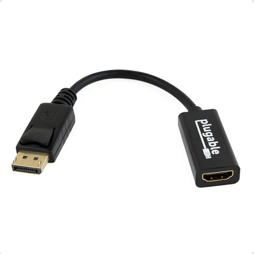 Plugable Technologies DPM-HDMIF Passiver DisplayPort-zu-HDMI-Adapter – 4K UHD, treiberlos