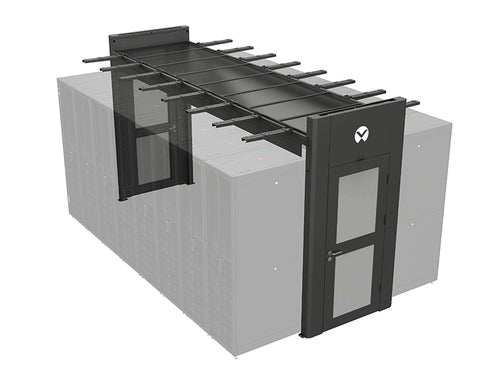 Vertiv Schrumpfdach schwarzes Gangdachpaneel