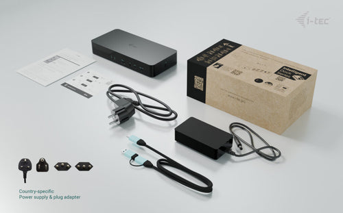 i-tec CAINTGDUAL4KDOCPDUK laptop dock/port replicator