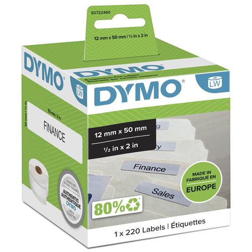 DYMO LW - Multi-Purpose Labels - 12 x 50 mm - S0722460