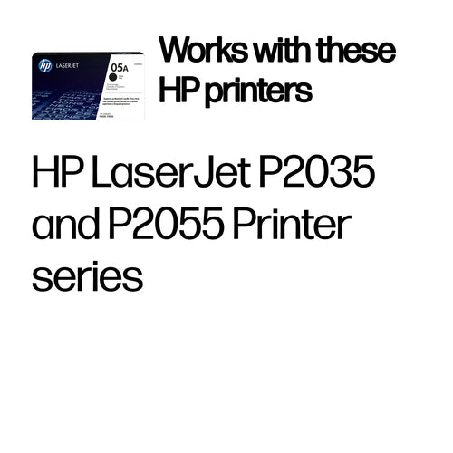 HP 05A Original LaserJet Tonerkartusche, schwarz