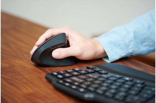 Kensington Pro Fit Ergo KB675 EQ TKL Tastatur – kabellos/kabelgebunden, Tenkeyless-Design, Schwarz