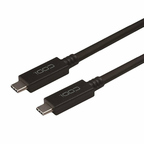 USB C Cable CODi A01150 1m 10 Gbit/s USB 3.2 Gen 2 Black