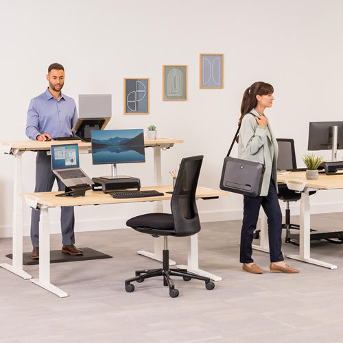 Fellowes Breyta Black Verstellbarer Monitorständer – Freistehend, Tragkraft 15 kg