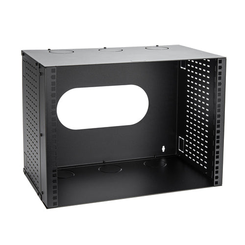 Rack Cabinet Rocstor Y10E027-B1 Wall Mounted 8U 20kg Capacity Black
