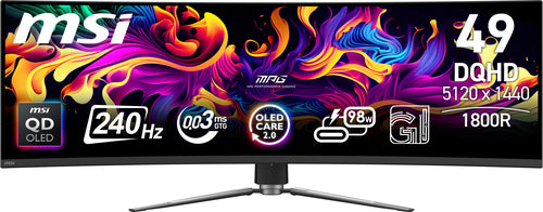 MSI MPG 491CQPX QD-OLED Computermonitor
