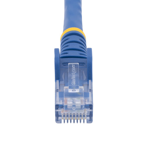 CAT6 Ethernet Cable 10 Pack Blue 6ft Snagless RJ45 Connectors 24 AWG