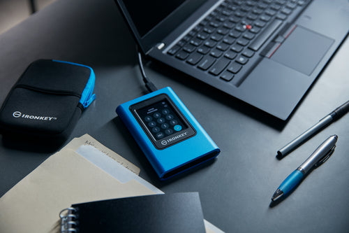 Kingston IronKey Vault Privacy 80 - 960GB Encrypted External SSD - USB Type-C - 256-bit AES Security