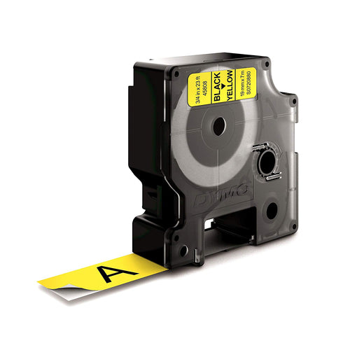 DYMO D1 Standard - Black on Yellow - 19mm label-making tape