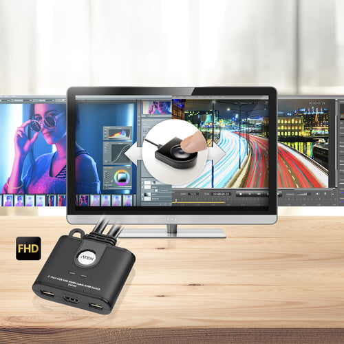 ATEN CS22HF KVM-Switch