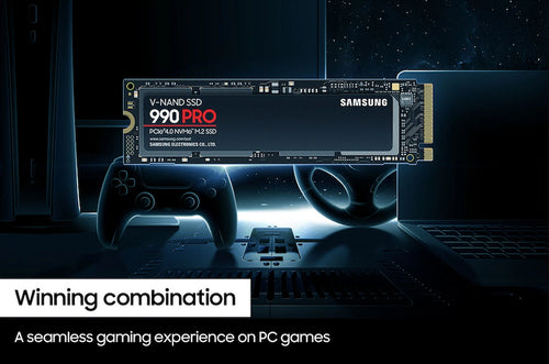 Samsung 990 PRO 4TB NVMe SSD - 7450 MB/s M.2 Hochgeschwindigkeits-Speicher