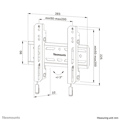 Neomounts WL30S-850BL12 TV mount/stand