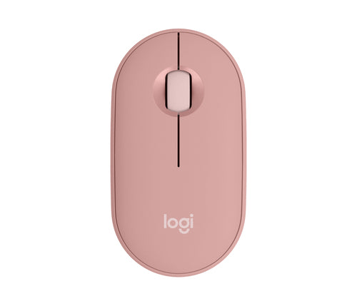 Logitech Pebble M350s Kabellose Bluetooth Maus 4000 DPI Beidhändig Rosa