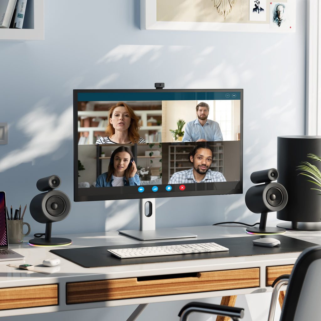 32 Inch ALOGIC 4K Ultra HD Computer Monitor 3840x2160 Aluminum Black