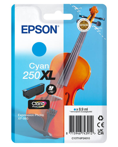 Epson 250XL Violin Claria Photo HD ink cartridge