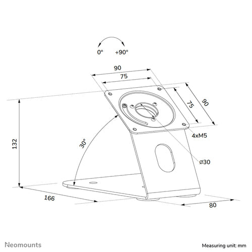Neomounts DS15-629BL1 tablet spare part/accessory