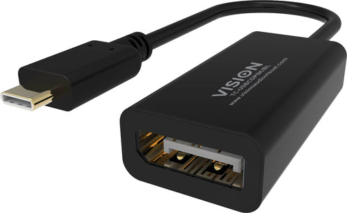 Vision TC-USBCDP8K/BL interface cards/adapter