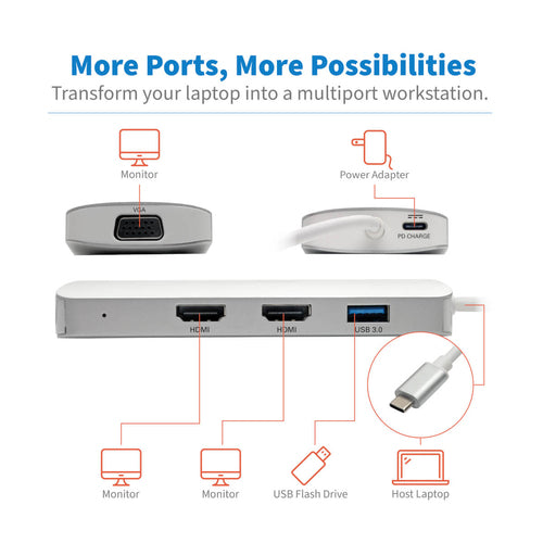 Tripp Lite U442-DOCK12-S laptop dock/port replicator