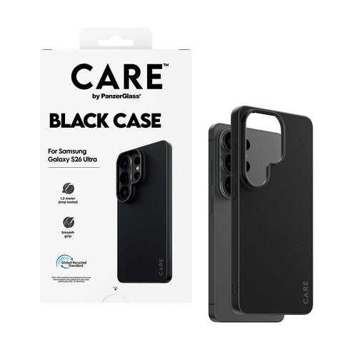 PanzerGlass CARE™ by ® TPU Case Black Samsung Galaxy S26 Ultra mobile phone case