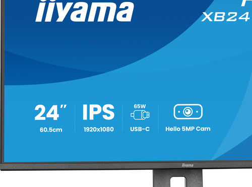 iiyama ProLite XB2497HSNH-B1 24IN IPS LCD 4MS 1920X1080 350CD/M2 HDMI/DP/USB 2 computer monitor