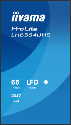 iiyama LH6564UHS-B1AG Signage Display