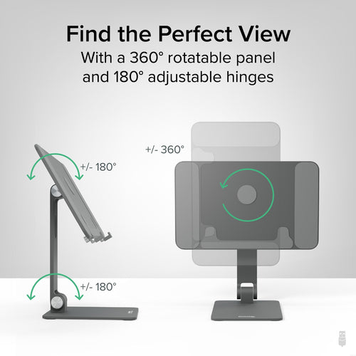 Magnetic Tablet Holder for MagSafe iPad Pro 12.9 Portable 360° Rotating Stand